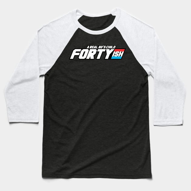 Fortyish 80's Child Baseball T-Shirt by Silurostudio
